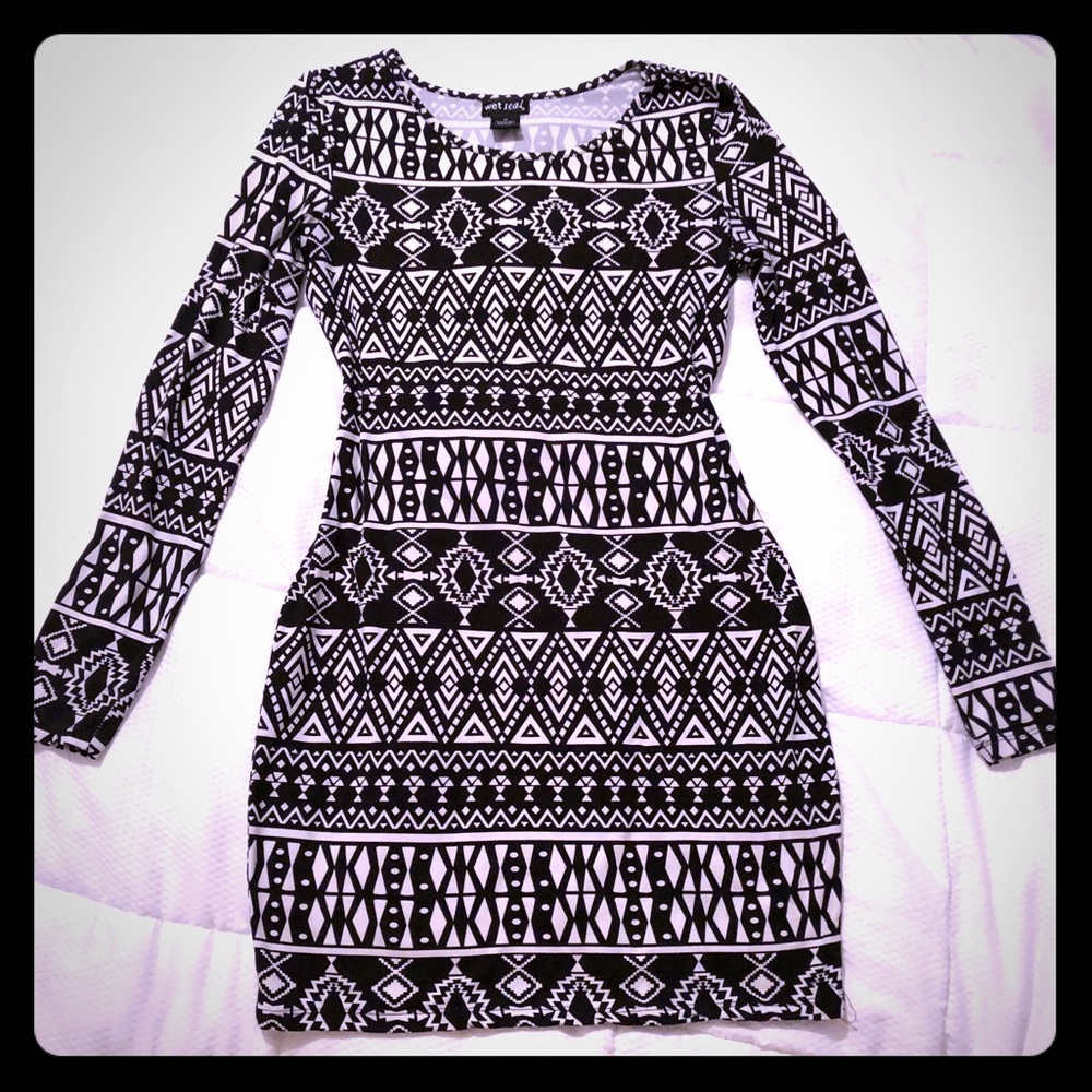 Tribal print dress
